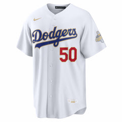 Mookie Betts Los Angeles Dodgers Nike 2026 Gold Collection Stadium Jersey for sale