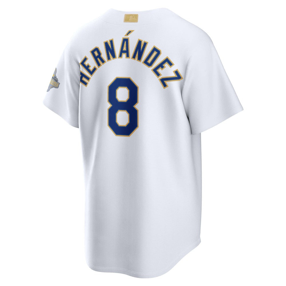 Enrique Hernández Los Angeles Dodgers Nike 2026 Gold Collection Stadium Jersey - White | MLB Jerseys