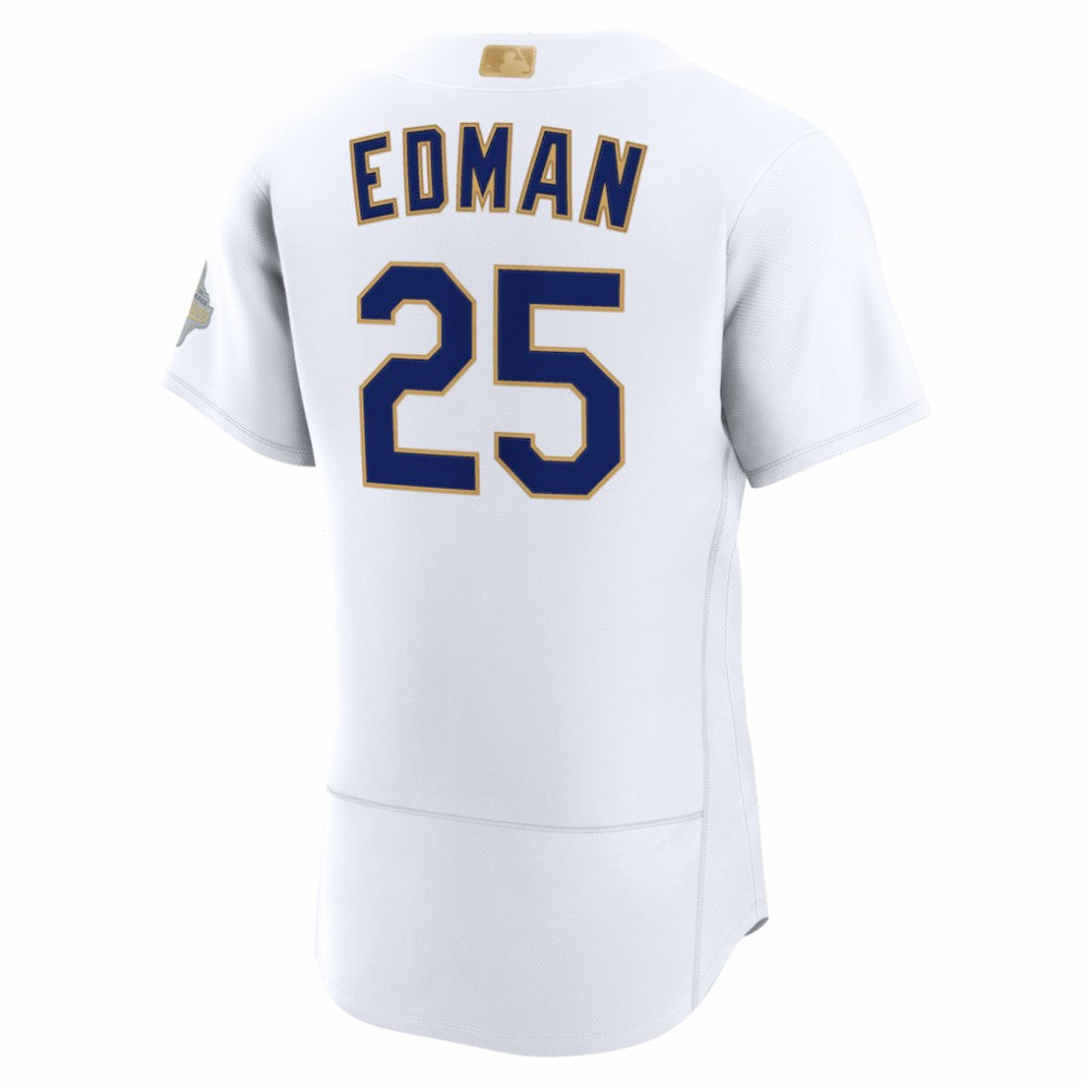 Tommy Edman Los Angeles Dodgers Nike 2026 Gold Collection Authentic Jersey - White | MLB Jerseys