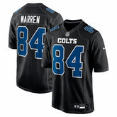 Tyler Warren Indianapolis Colts Fashion Game Jersey Carbon Black - Nike