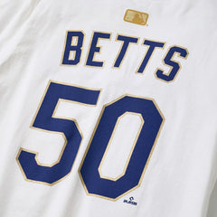Mookie Betts Los Angeles Dodgers Nike 2026 Gold Collection Name & Number T-Shirt Online