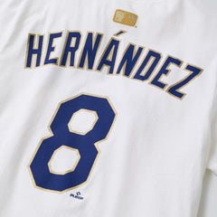 Enrique Hernández Los Angeles Dodgers Nike 2026 Gold Collection Name & Number T-Shirt for sale