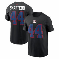 Cam Skattebo New York Giants Name & Number T-Shirt Black - Nike