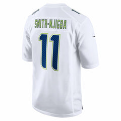 Jaxon Smith-Njigba Seattle Seahawks Super Bowl LX Patch Tundra Fashion Game Jersey White - Nike
