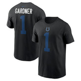Ahmad Sauce Gardner Indianapolis Colts Player Name & Number T-Shirt Black - Nike
