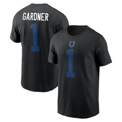Ahmad Sauce Gardner Indianapolis Colts Player Name & Number T-Shirt Black - Nike
