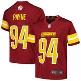 Daron Payne Washington Commanders Youth Game Jersey Burgundy - Nike