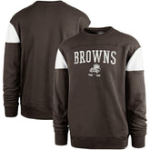Cleveland Browns '47 Groundbreaker Onset Pullover Sweatshirt Brown - 47 brand