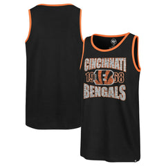 Cincinnati Bengals '47 Upload Franklin Tank Top Black - 47 brand