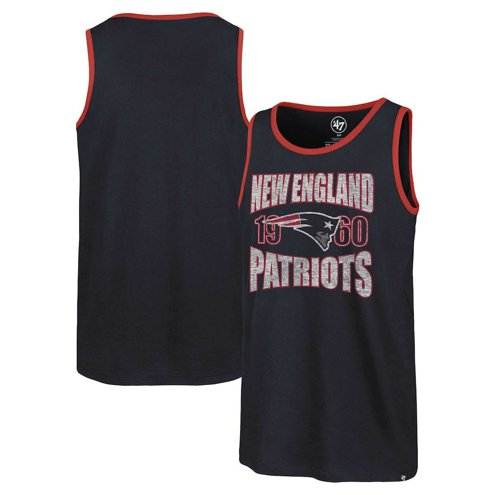 New England Patriots '47 Upload Franklin Tank Top Navy - 47 brand