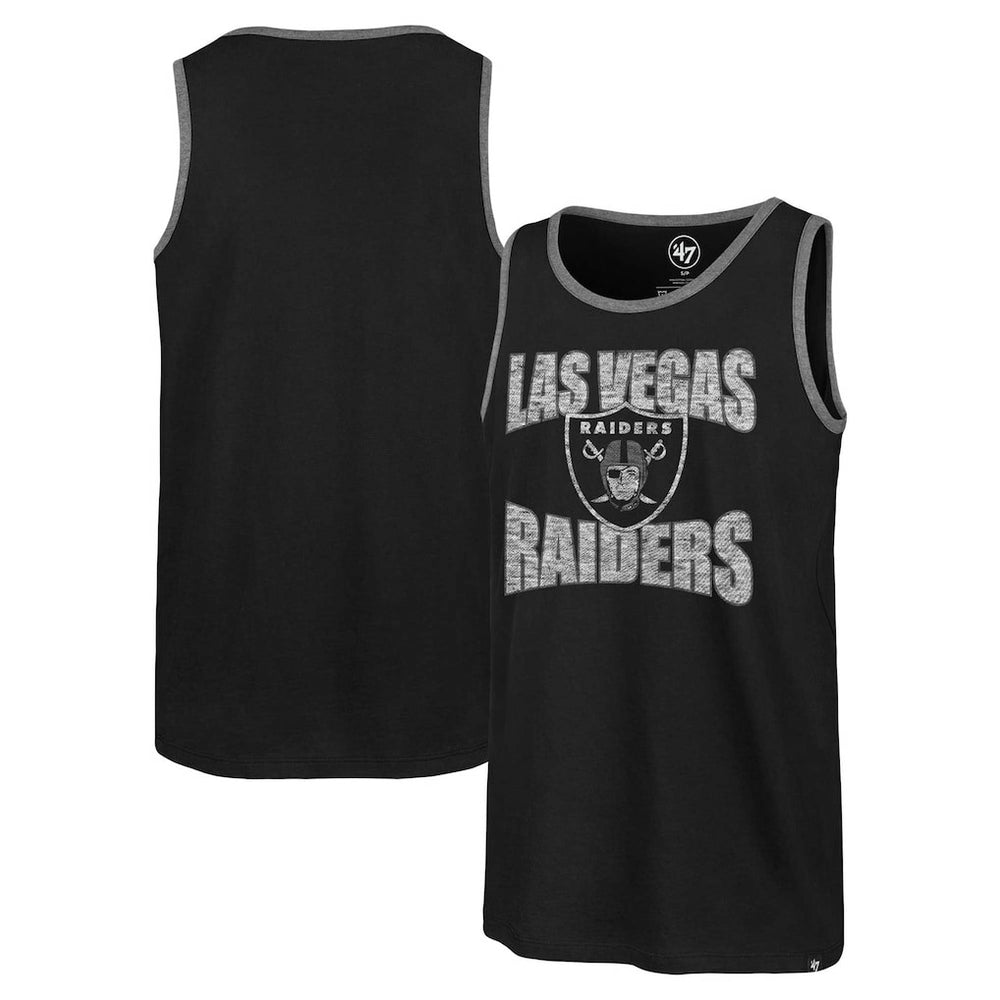 Las Vegas Raiders '47 Upload Franklin Tank Top Black - 47 brand