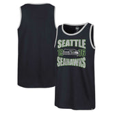 Seattle Seahawks '47 Upload Franklin Tank Top College Navy - 47 brand