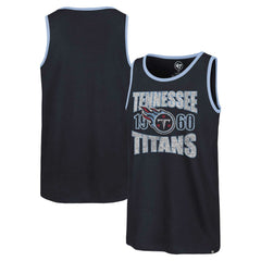 Tennessee Titans '47 Upload Franklin Tank Top Navy - 47 brand