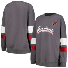 Arizona Cardinals The Wild Collective Women's Fleece Pullover Sweatshirt Charcoal - NFL