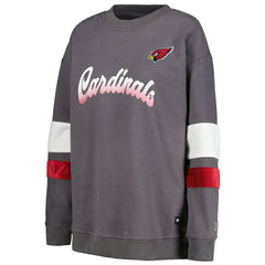 Arizona Cardinals The Wild Collective Women's Fleece Pullover Sweatshirt Charcoal - NFL