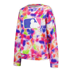 MLB Batterman Terez Neon Tie-Dye Pullover Sweatshirt Clearance