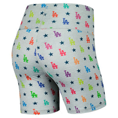 Los Angeles Dodgers Terez Women's TLC Rainbow Shorts On Sale