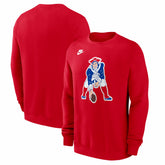 New England Patriots Pat Patriot Club Sweatshirt Red - Nike