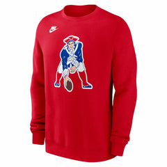 New England Patriots Pat Patriot Club Sweatshirt Red - Nike