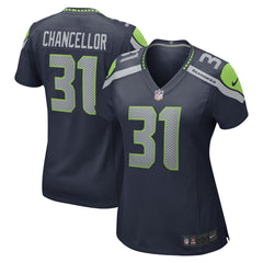 Kam Chancellor Seattle Seahawks Women's Retired Player Game Jersey College Navy - Nike