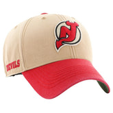 New Jersey Devils - '47 Dusted Sedgwick MVP Adjustable Hat Khaki/Red