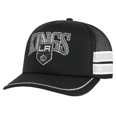 Los Angeles Kings - '47 Sideband Stripes Trucker Snapback Hat Black