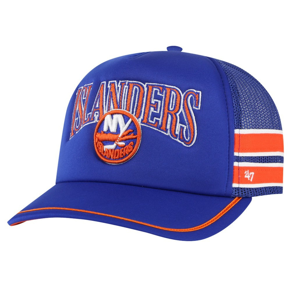 New York Islanders - '47 Sideband Stripes Trucker Snapback Hat Royal