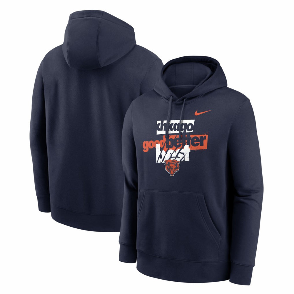 Chicago Bears Good Better Best Club Hoodie Navy - Nike