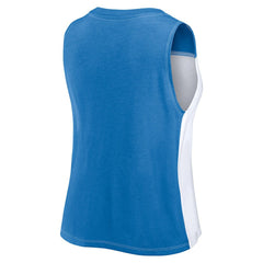 Buffalo Bills FanaticsWomen's Script Color Block Tank Top Royal/White - Fanatics