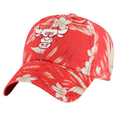 47 brand - Chicago Bulls '47 Tropicalia Floral Clean Up Adjustable Hat - Red