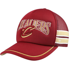 47 brand - Cleveland Cavaliers '47 Sidebrand Stripes Trucker Adjustable Hat - Wine
