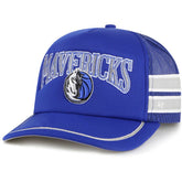 47 brand - Dallas Mavericks '47 Sidebrand Stripes Trucker Adjustable Hat - Blue