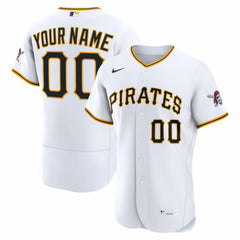Pittsburgh Pirates Nike Home Authentic Custom Jersey Near Me