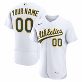 Athletics Nike Home Authentic Custom Jersey Lifestyle
