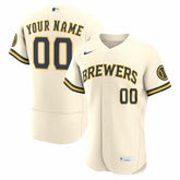 Milwaukee Brewers Nike Home Authentic Custom Jersey Online