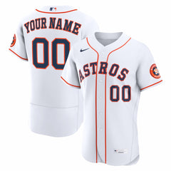 Houston Astros Nike Home Authentic Custom Jersey Lifestyle