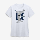 Seattle Seahawks Women's Super Bowl LX Champions Lombardi Trophy T-Shirt White - Nike