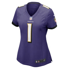 Number 1 Mom Baltimore Ravens Women's Game Jersey Purple - Nike