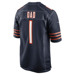 Number 1 Dad Chicago Bears Game Jersey Navy - Nike