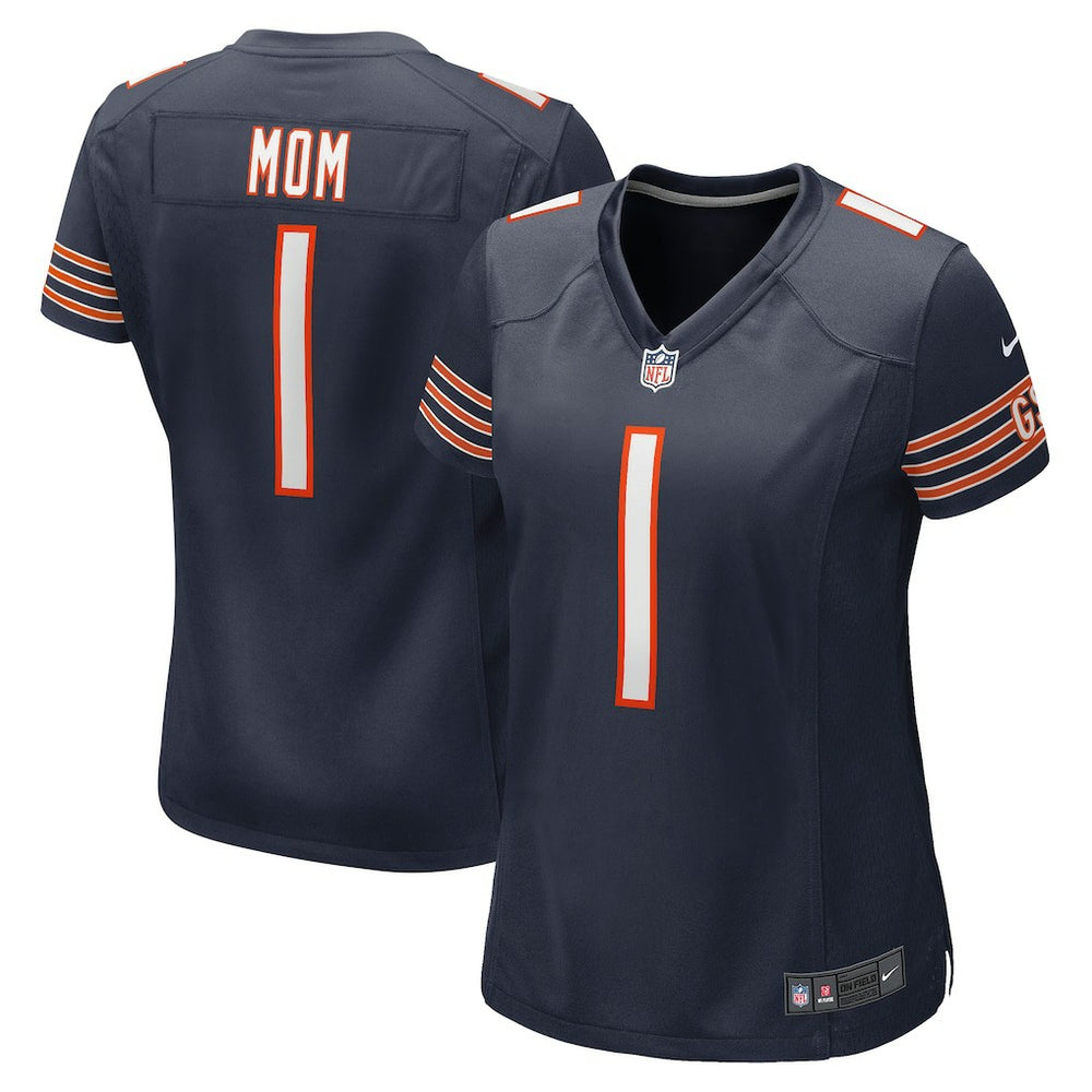 Number 1 Mom Chicago Bears Women's Game Jersey Navy - Nike