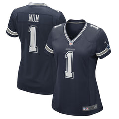 Number 1 Mom Dallas Cowboys Women's Game Jersey Navy - Nike