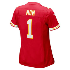 Number 1 Mom Kansas City Chiefs Women's Game Jersey Red - Nike