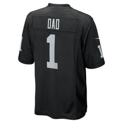 Number 1 Dad Las Vegas Raiders Game Jersey Black - Nike