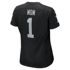 Number 1 Mom Las Vegas Raiders Women's Game Jersey Black - Nike