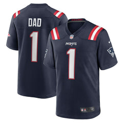 Number 1 Dad New England Patriots Game Jersey Navy - Nike