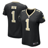 Number 1 Mom New Orleans Saints Women's Game Jersey Black - Nike