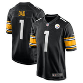 Number 1 Dad Pittsburgh Steelers Game Jersey Black - Nike