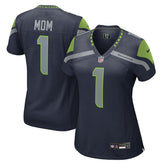 Number 1 Mom Seattle Seahawks Women's Game Jersey College Navy - Nike
