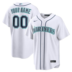 Seattle Mariners Nike Home Replica Custom Jersey Sale