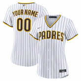 San Diego Padres Nike Women's Home Replica Custom Jersey Lifestyle